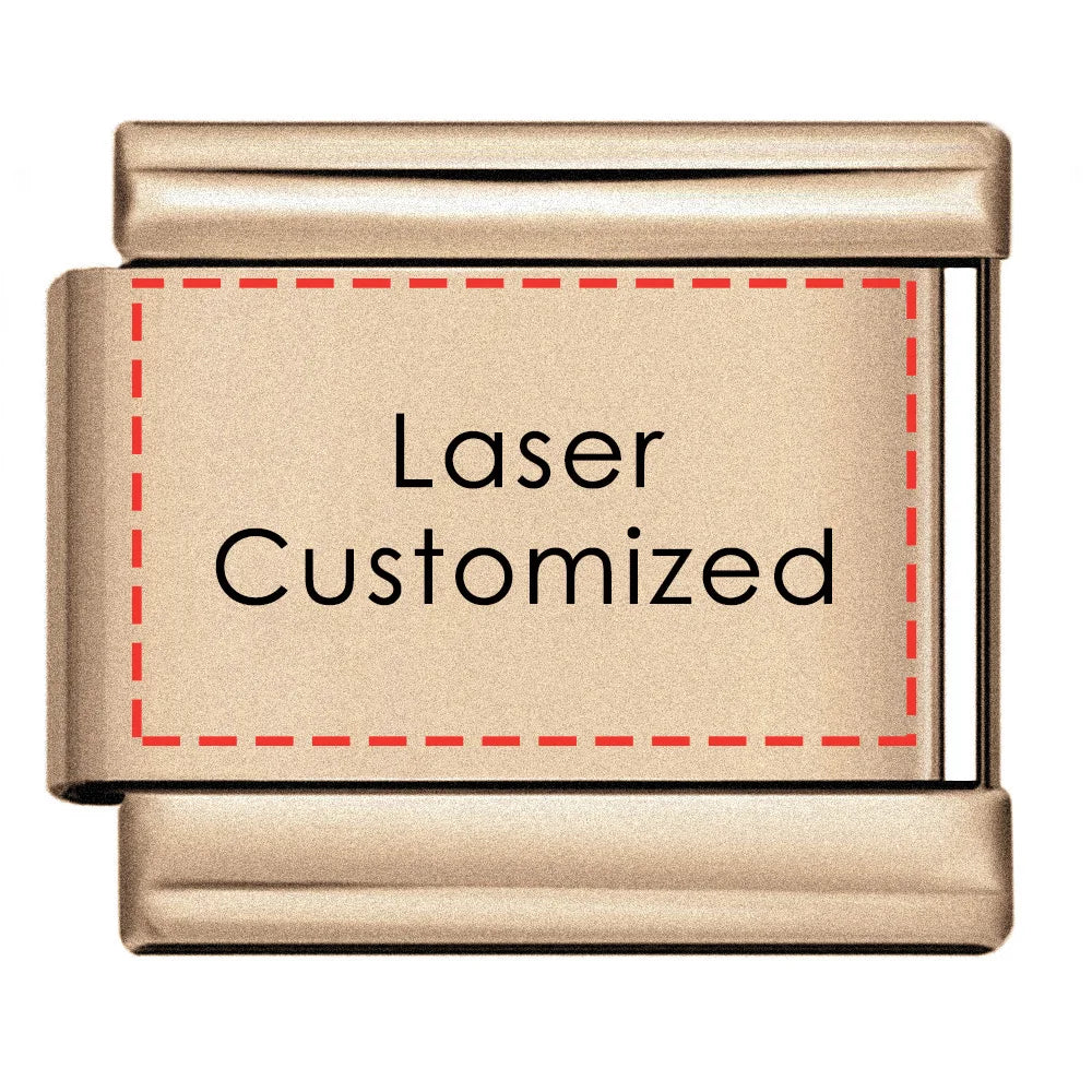 Laser Customization Italian Charm 514