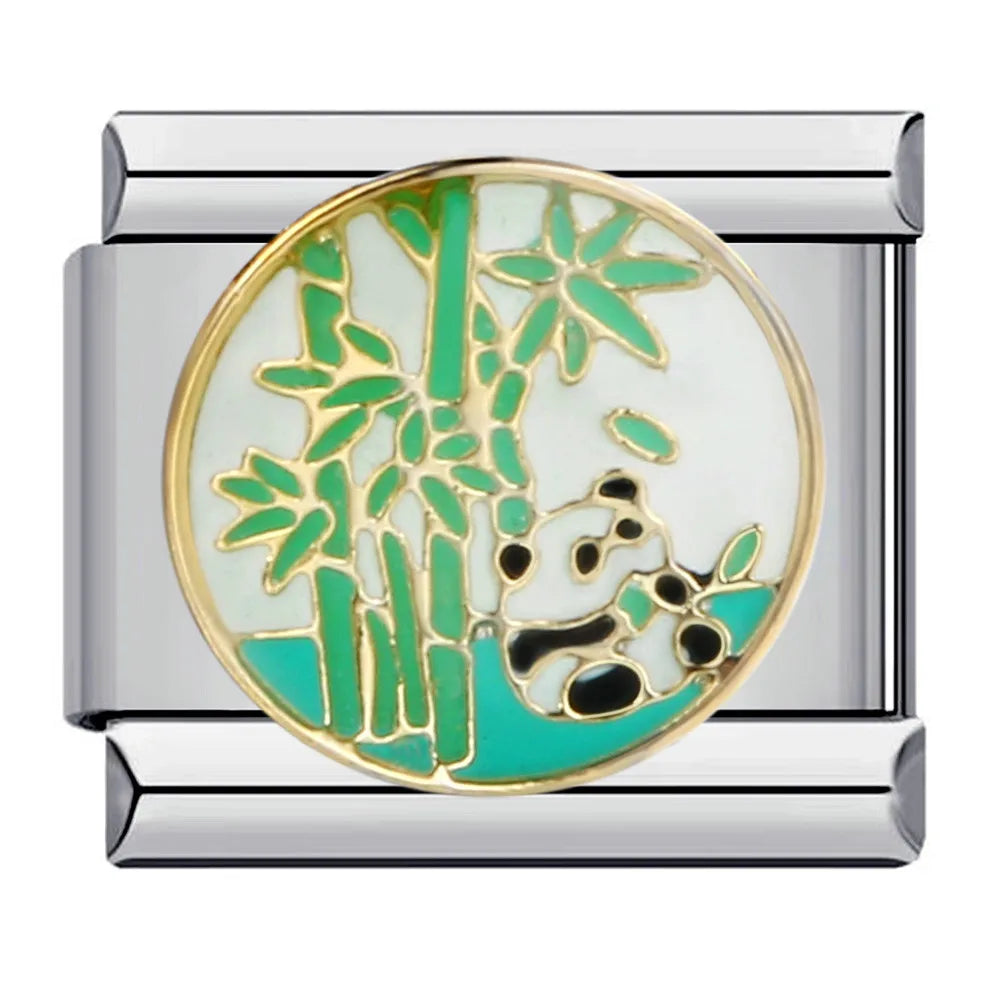 Panda Italian Charm Link 309