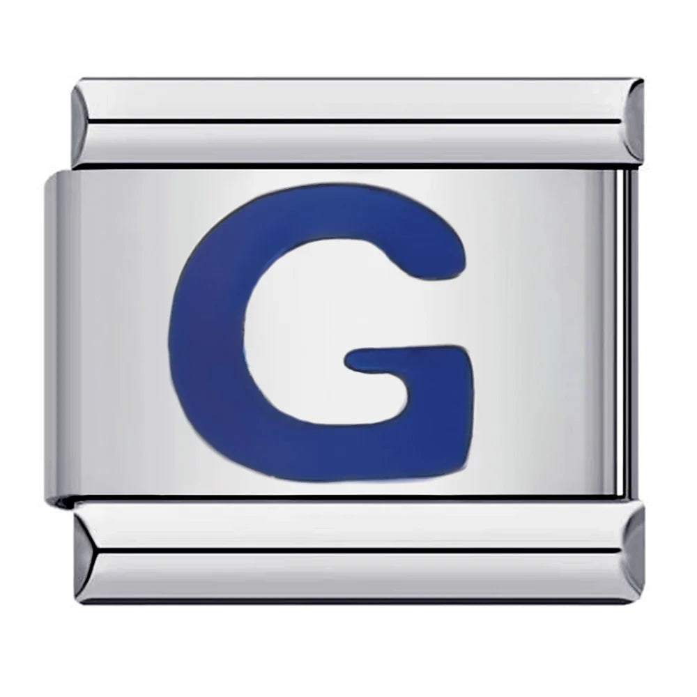 Blue Color 26 English Letters 021
