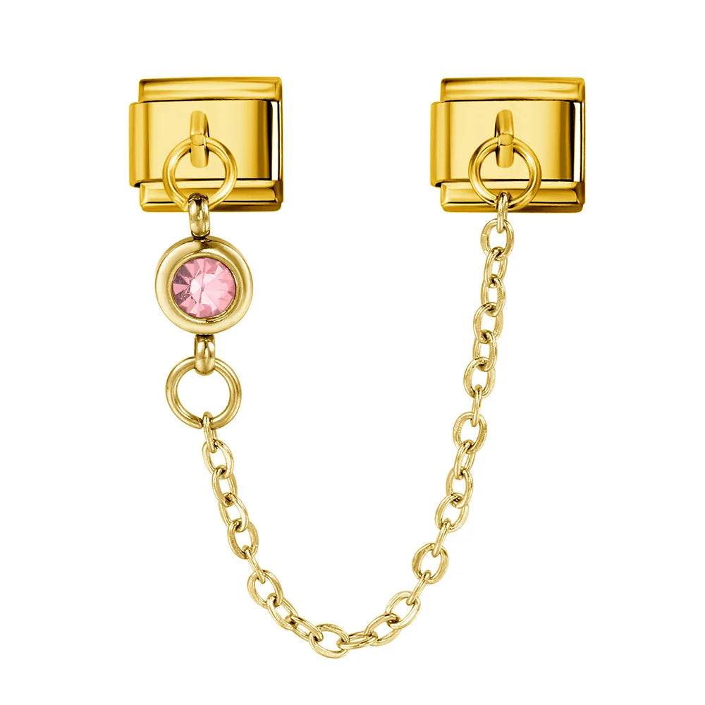 Birthstone Chain Italian Charm 503