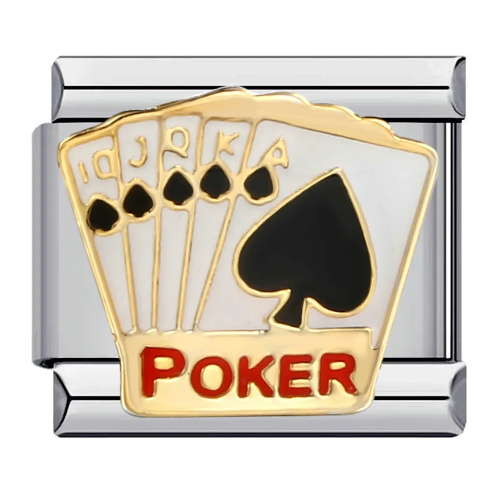 Poker Italian Charm Links 270