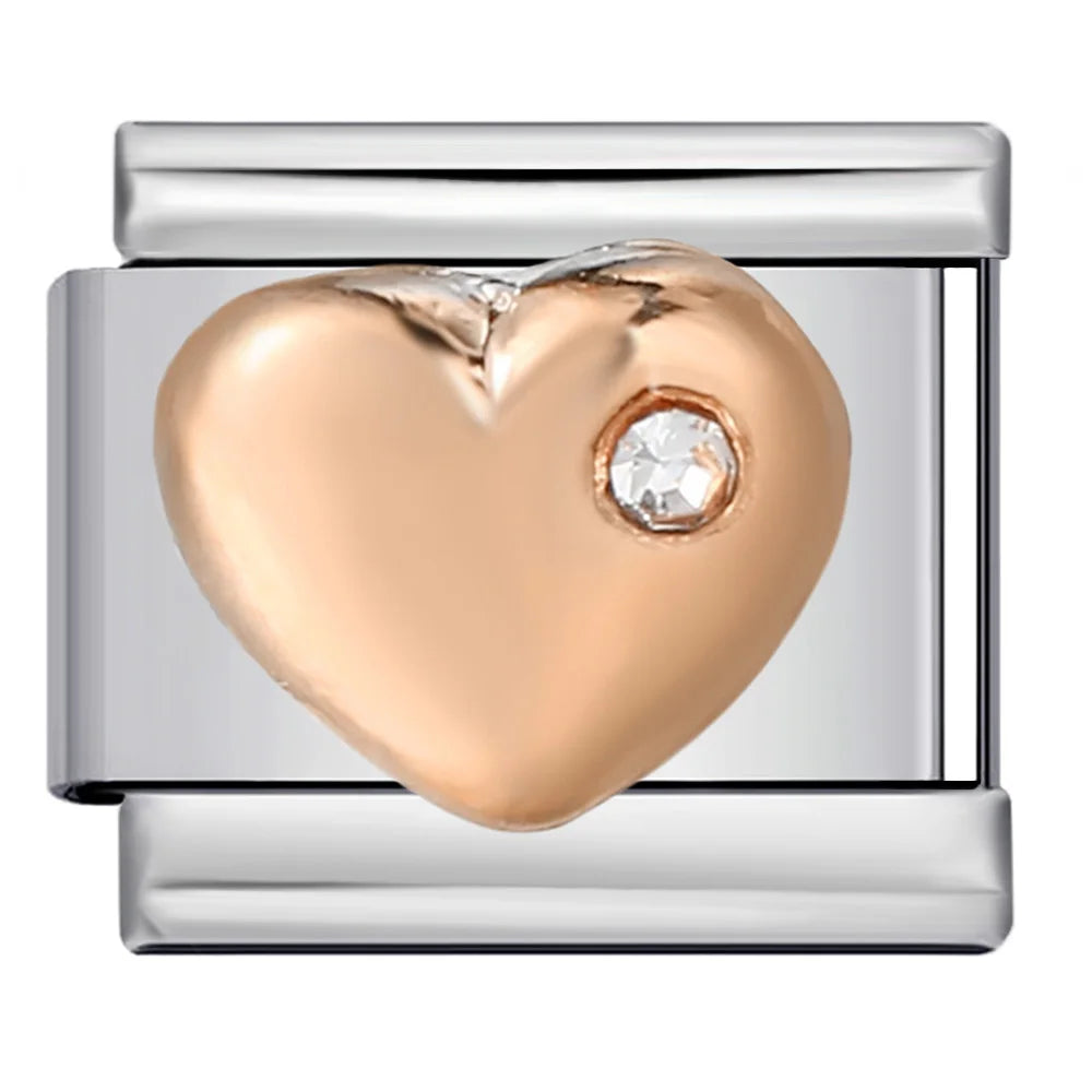 Heart Italian Charm Link 331