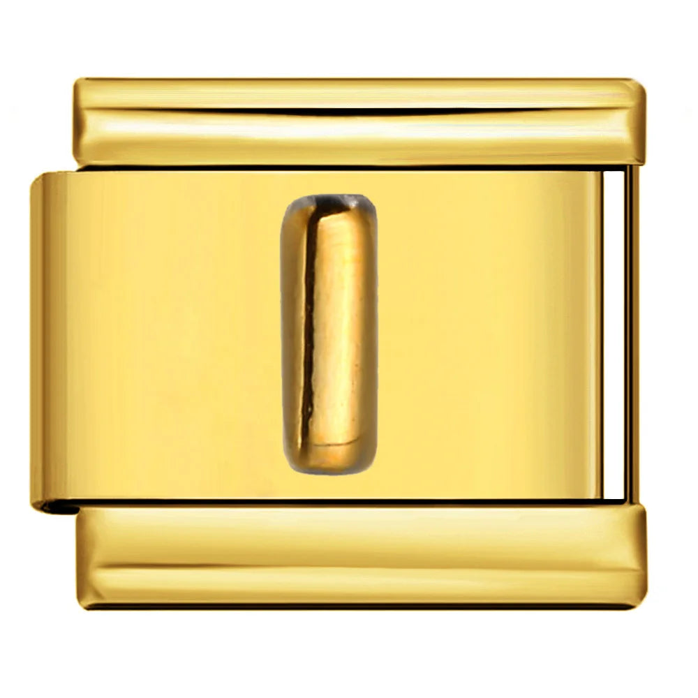 Gold Color 26 English Letters 336