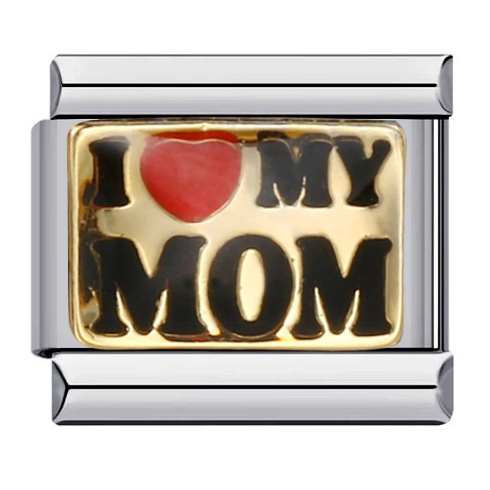 Words Italian Charm Links 072