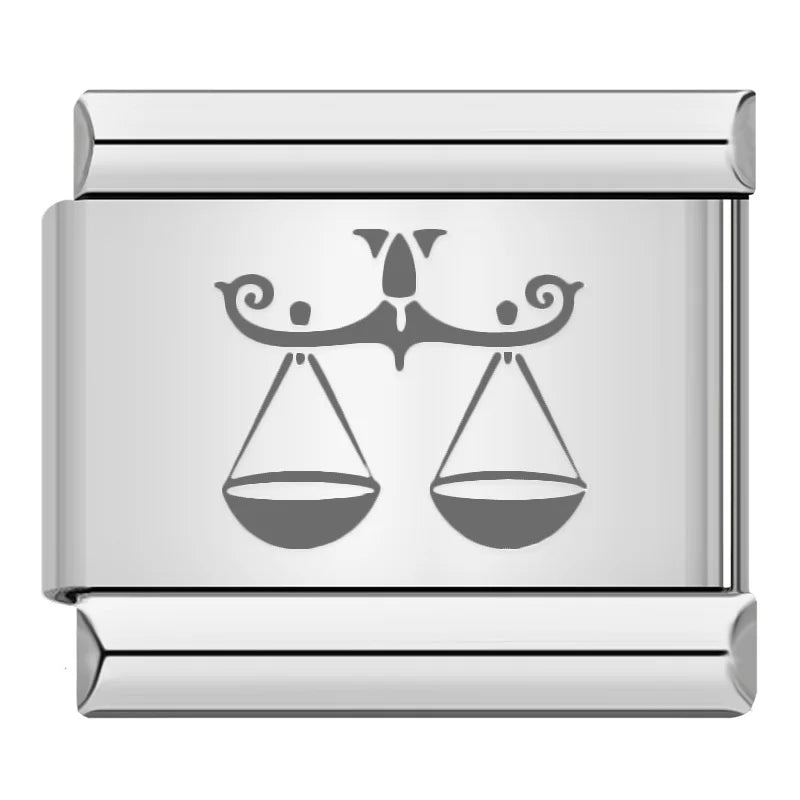 Laser Italian Charm Links 042
