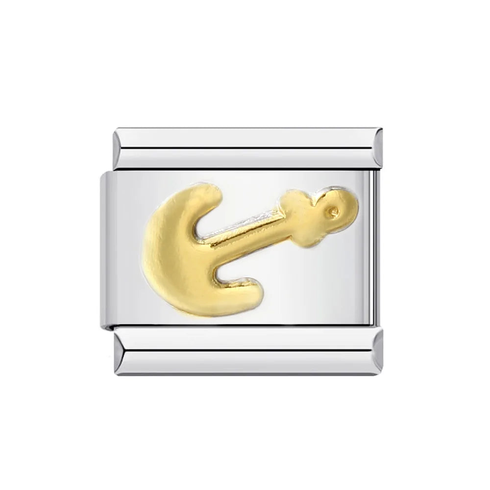 Simple Italian Charm Links 023