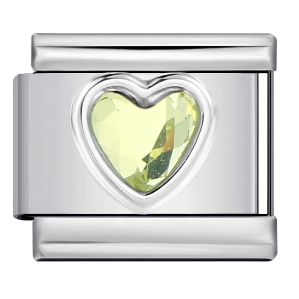 Colorful Zirconia Italian Charm 506