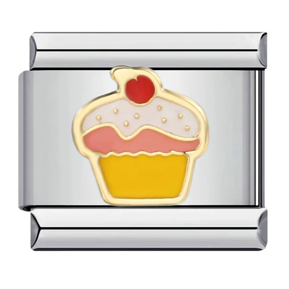 Cake Italian Charm Link 202