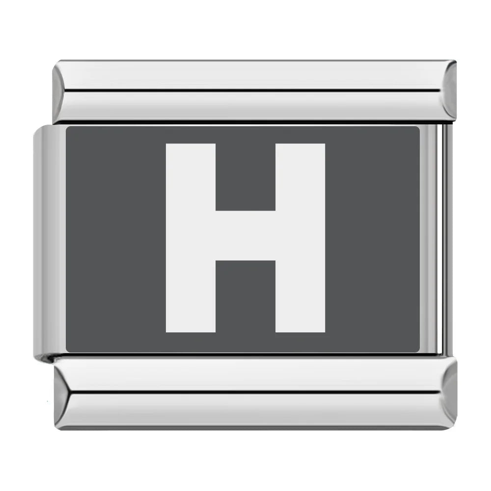 Laser 26 English Letters Charm 028
