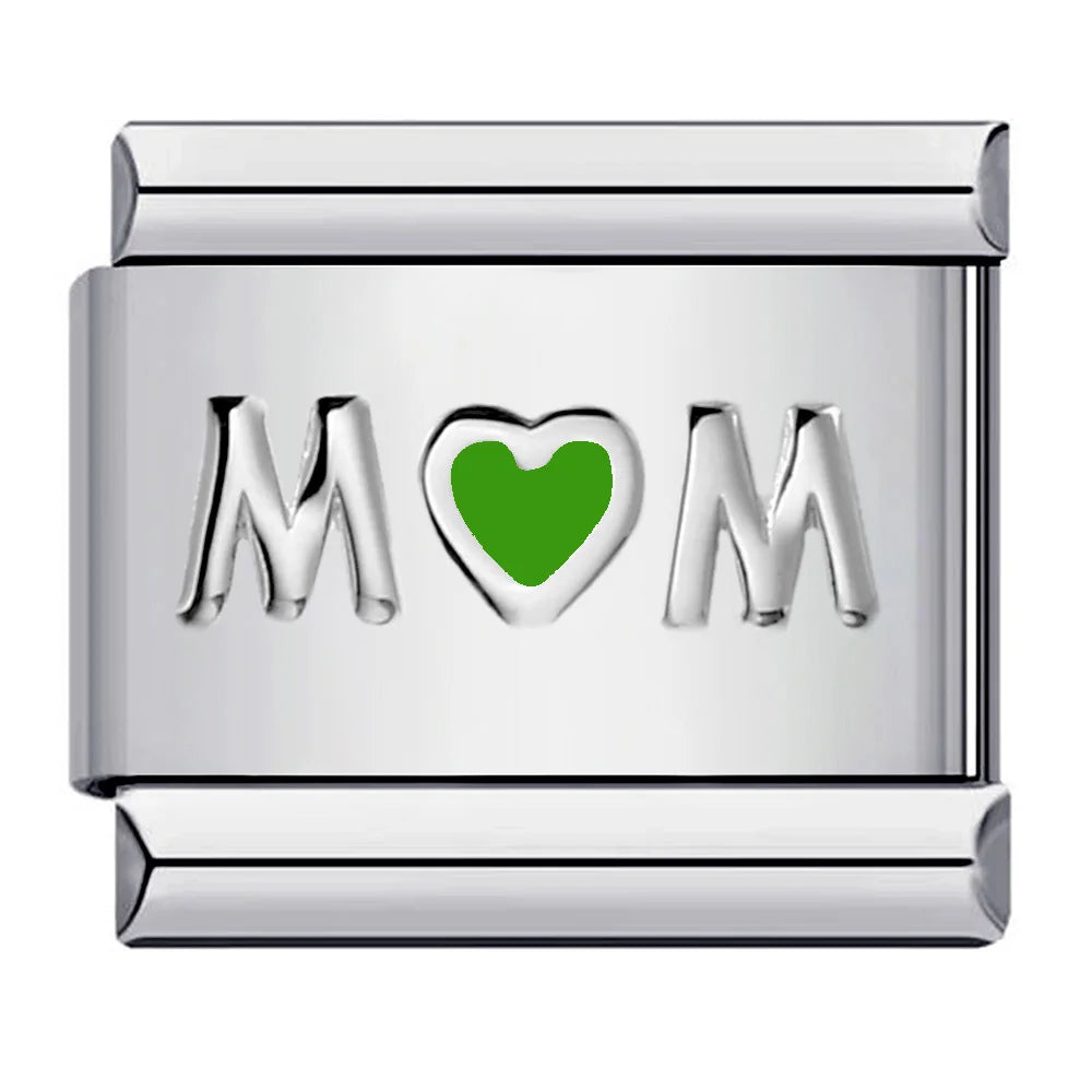 Mom Italian Charm Link 450