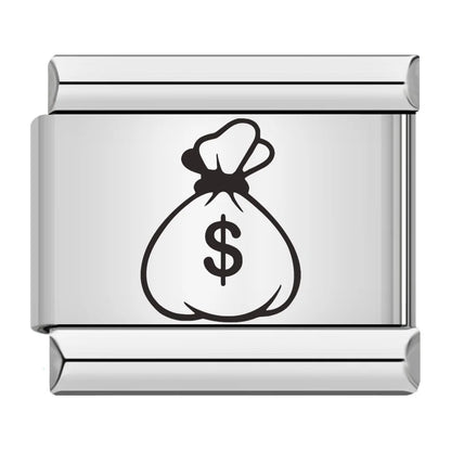 Laser Italian Charm Links 116