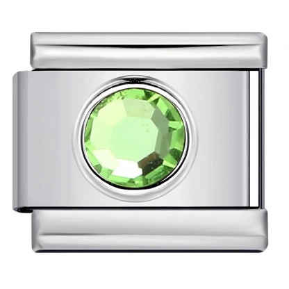 Colorful Zirconia Italian Charm 506