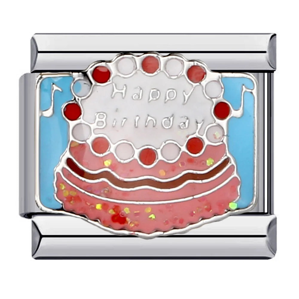 Cake Italian Charm Link 202