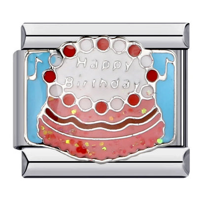 Cake Italian Charm Link 202