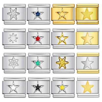 Star Italian Charm Link 312