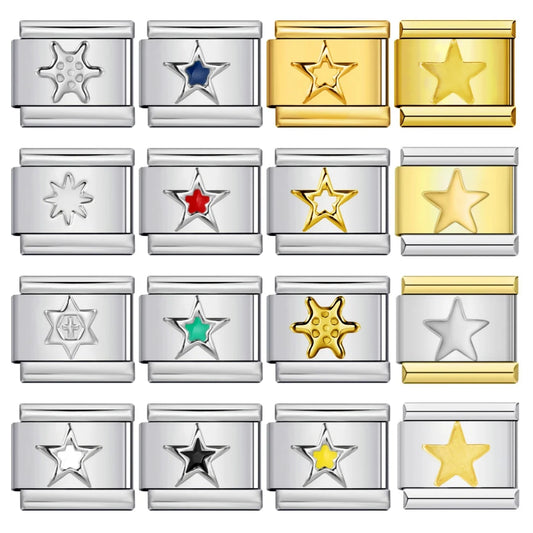 Star Italian Charm Link 312
