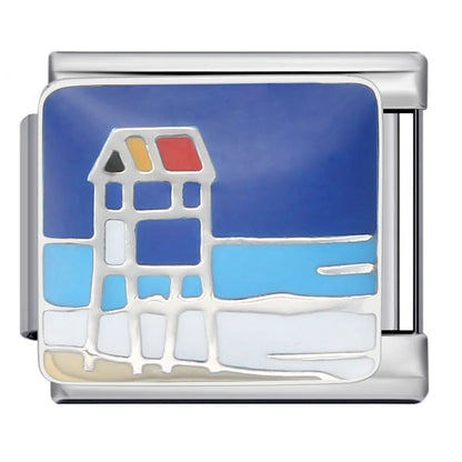Ocean Italian Charm Link 322