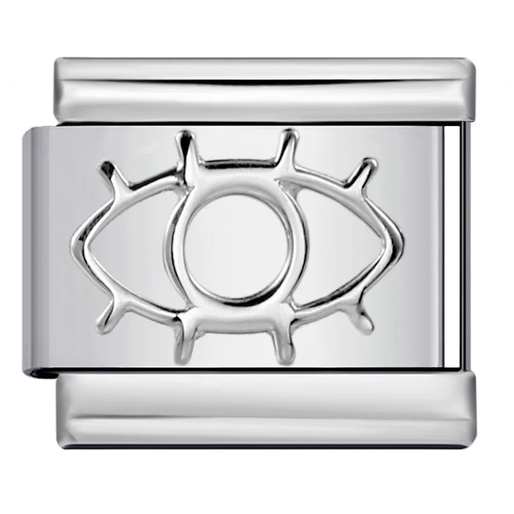 Zirconia Italian Charms Links 091