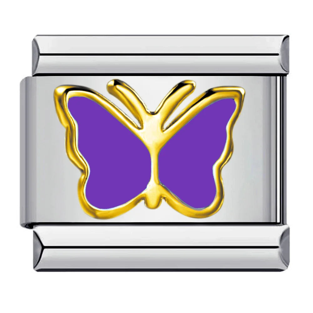 Butterfly Italian Charm Link 479