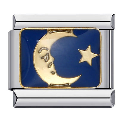 Blue Italian Charm Link 320