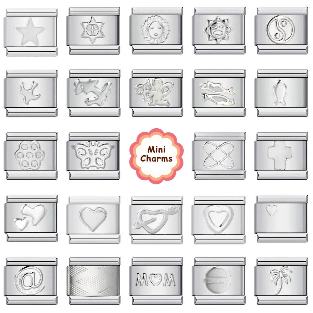 Simple Italian Charm Links 132