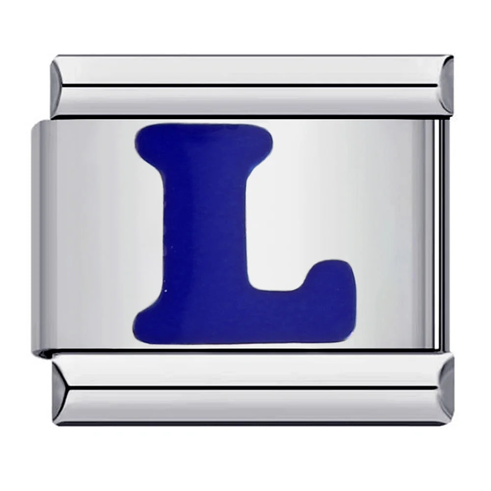 Blue Color 26 English Letters 002