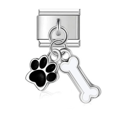 Original Heart Cat Paw Double Chain
