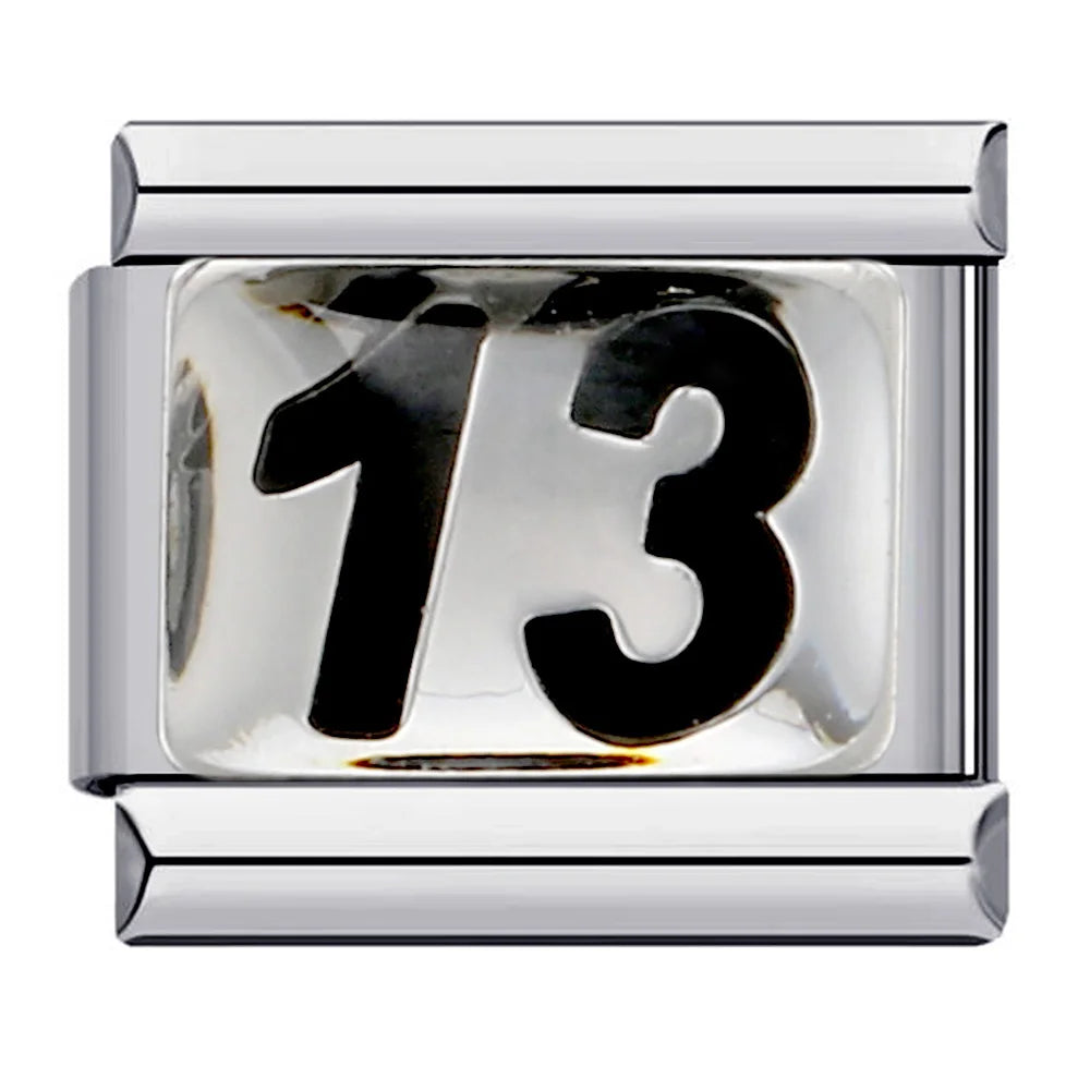 0-9 Number Italian Charm Links 069