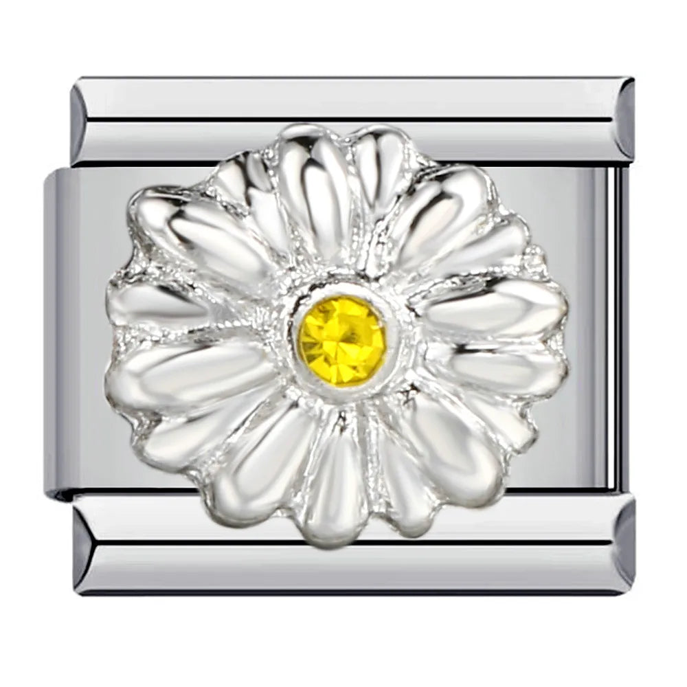Flower Italian Charm Links 141