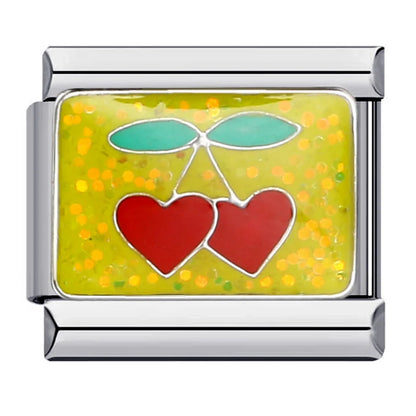 Cherry Italian Charm Link 324
