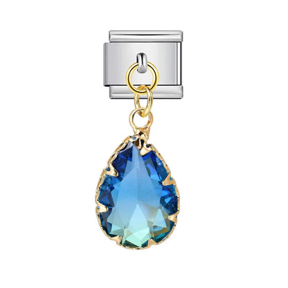 Blue Italian Charm Link 402