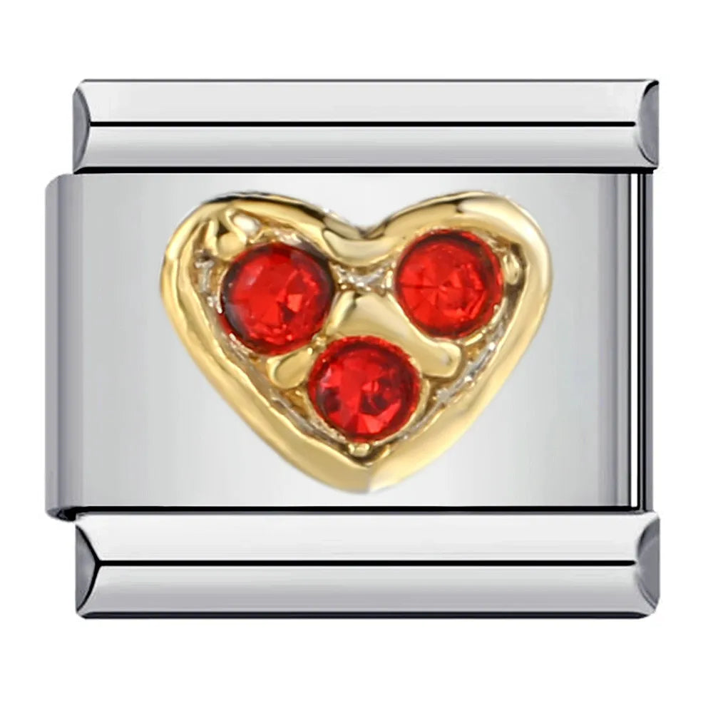 Heart Italian Charm Links 119