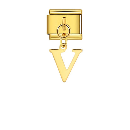 Gold Color Pendant 26 English Letter 520