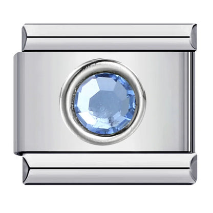 Zirconia Italian Charms Links 091