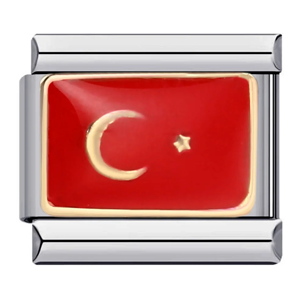 Star Moon Sun Italian Charm 172
