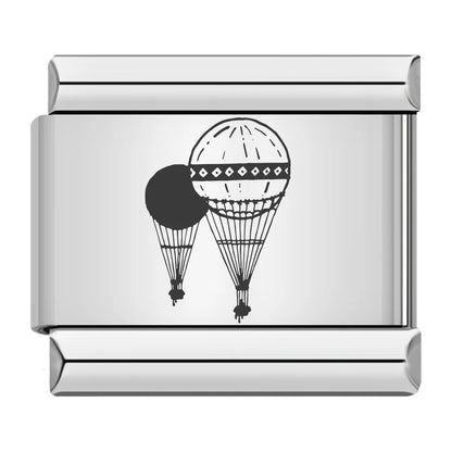 Laser Italian Charm Links 360