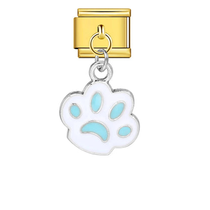 Paw Print Italian Charm 579