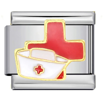 Cross Italian Charm Link 530
