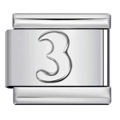 0-9 Number Italian Charm Links 135