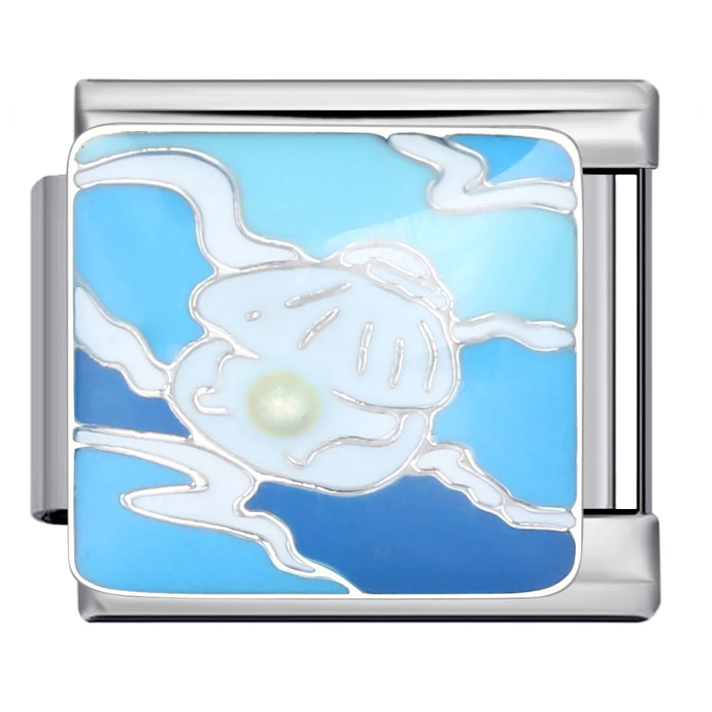 Ocean Italian Charm Link 322