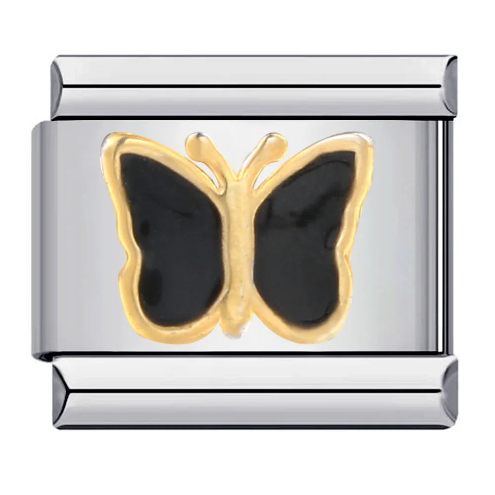 Butterfly Italian Charm Links 099