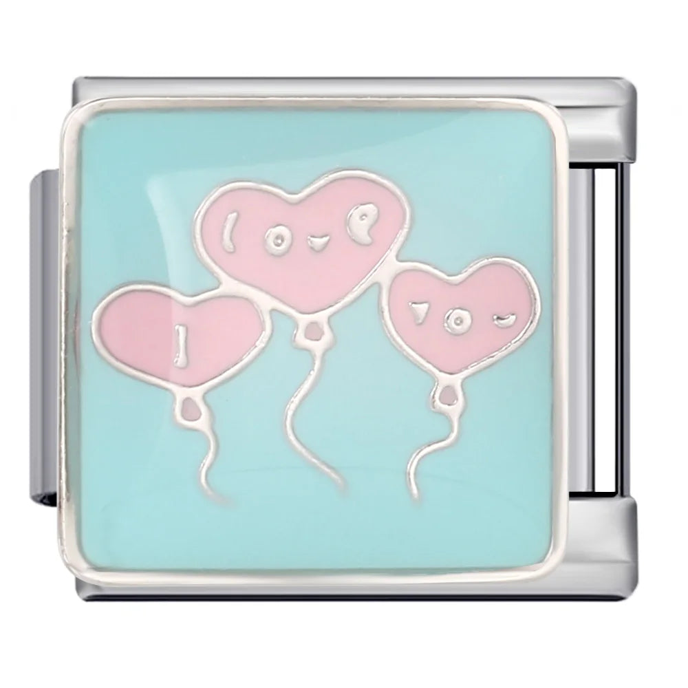 Blue Italian Charm Link 305