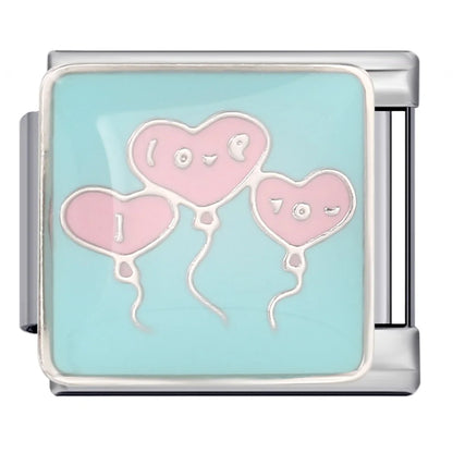 Blue Italian Charm Link 305