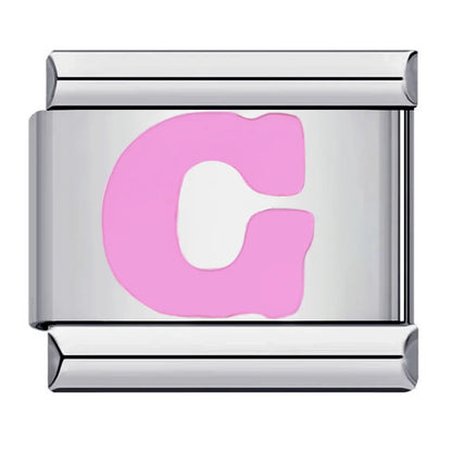 Pink 26 English Letters