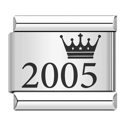 Laser Italian Charm Links 051