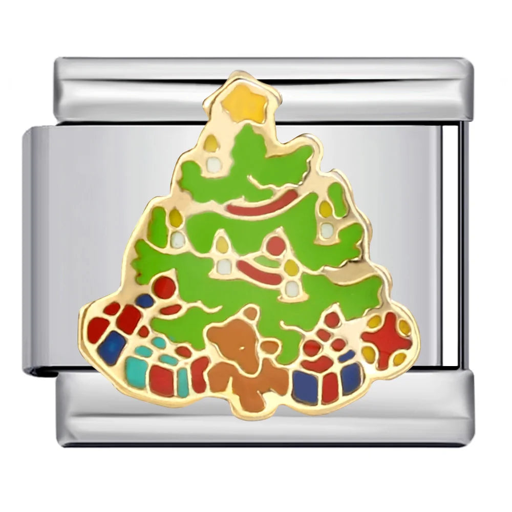 Christmas Italian Charm Link 187