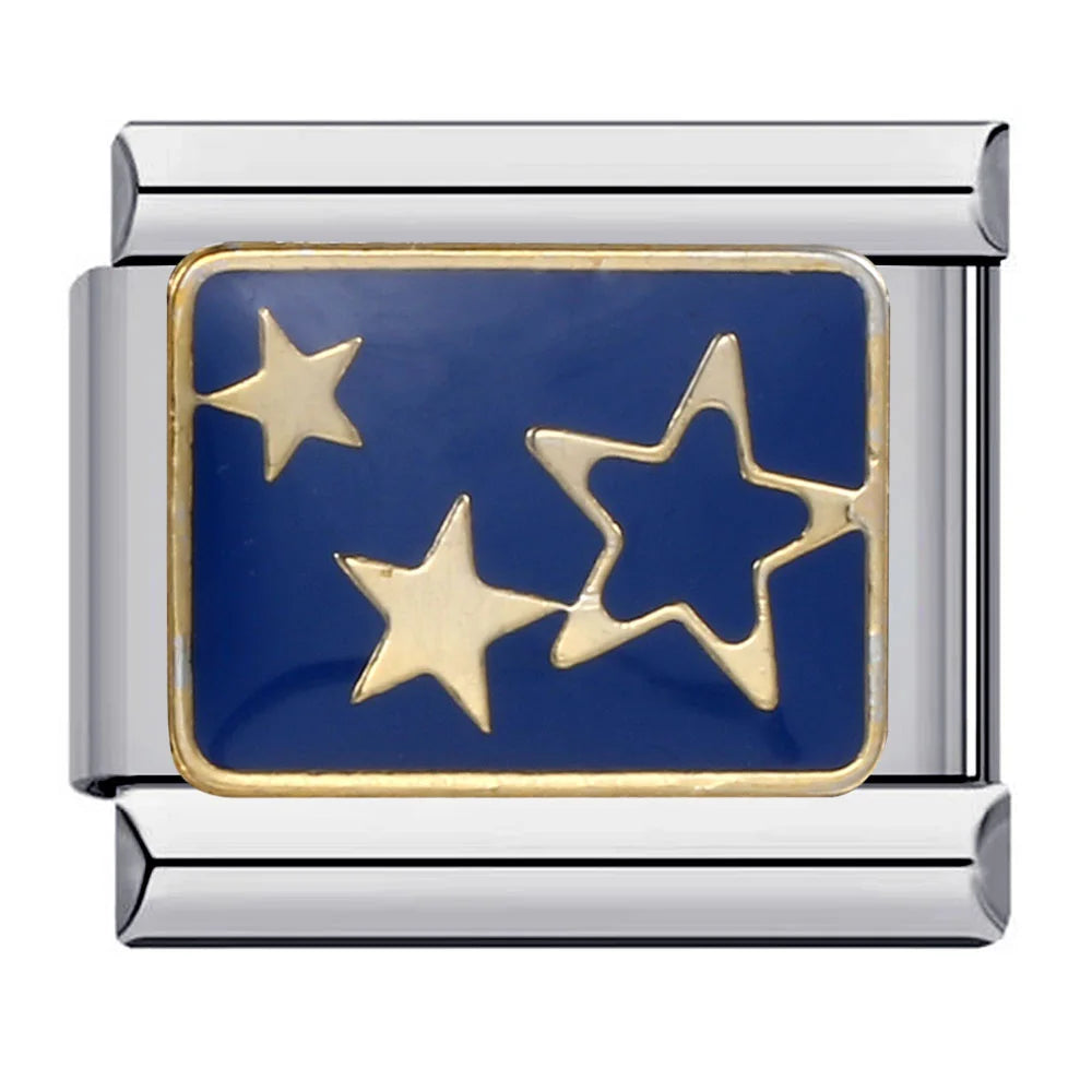 Star Moon Sun Italian Charm 172