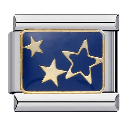 Star Moon Sun Italian Charm 172