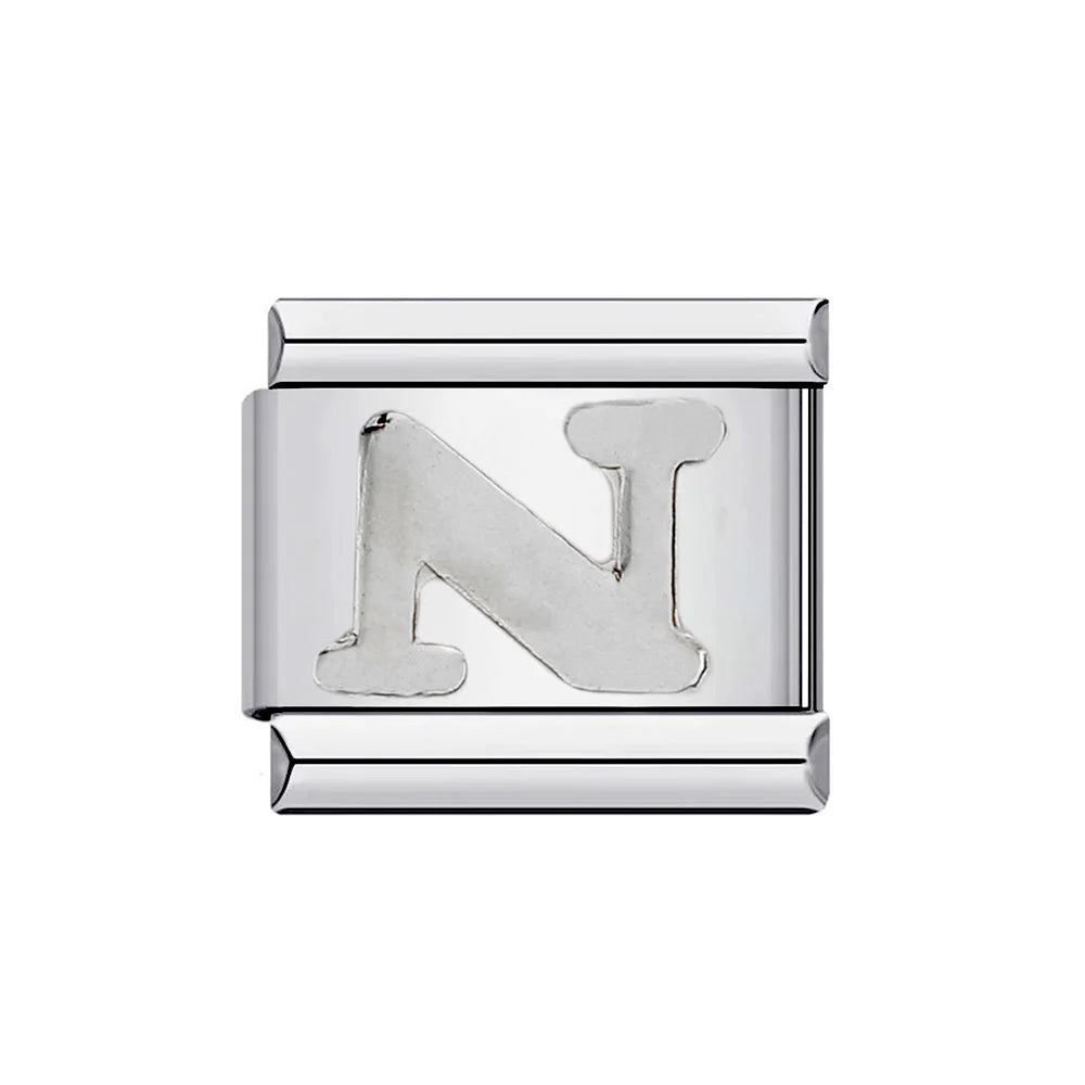 Silver Color 26 English Letter 071
