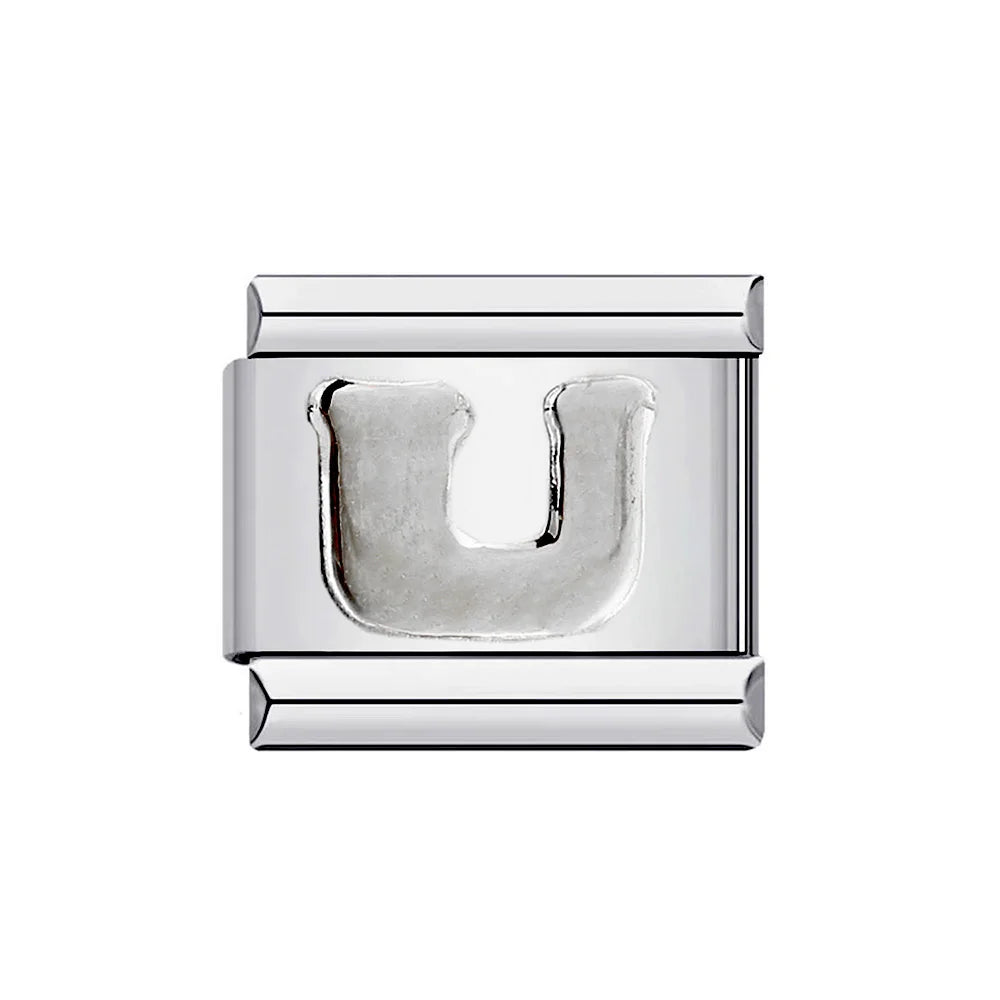 Silver Color 26 English Letter 071